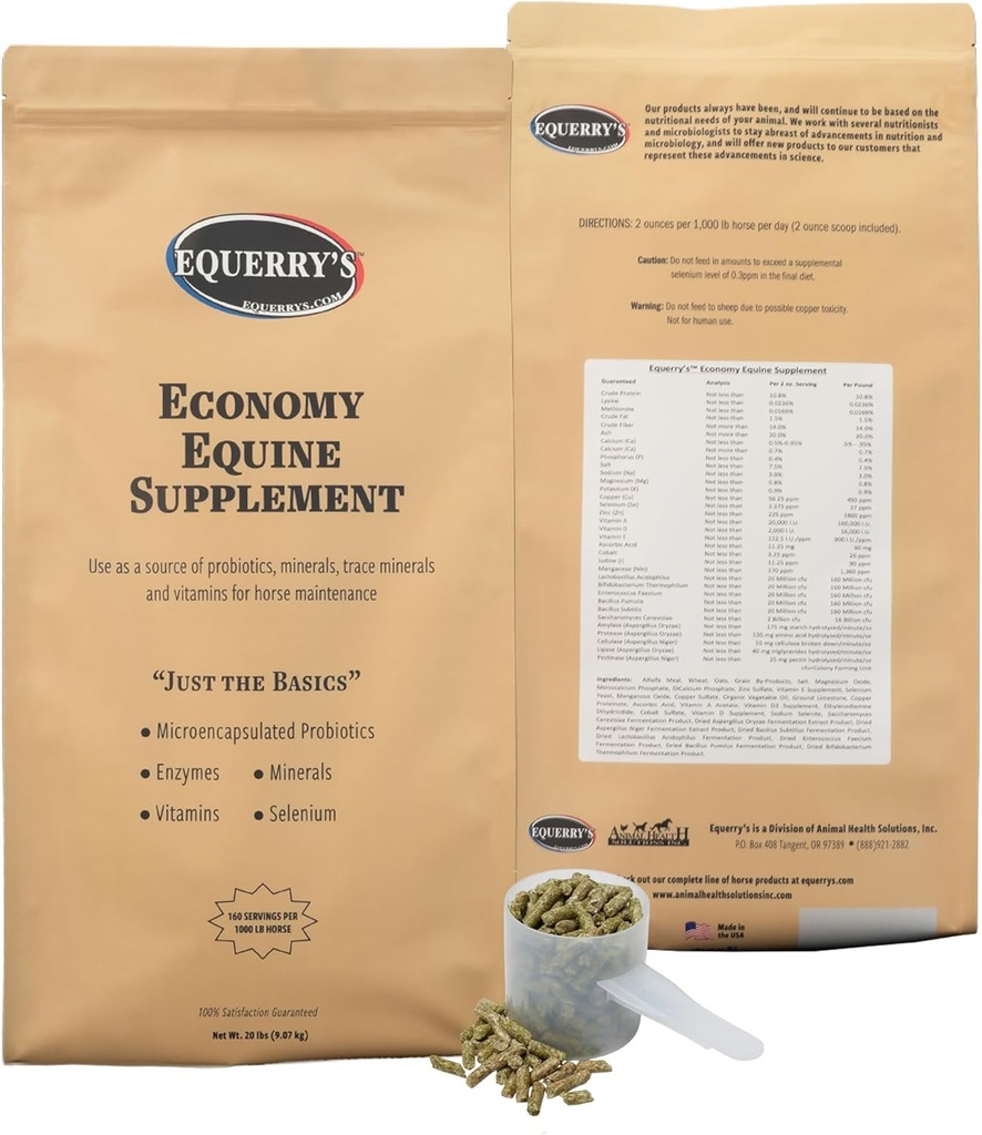 Equerry's Economy Equine Supplement - Horse Probiotics 