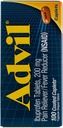 Advil Pain Reliver/Fever Reducer 200mg Caplets - 100 Ct, Verpakking van 3