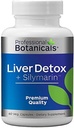 Liver Detox and Cleanse Supplement, Herbal Liver Support Supplement with Milk Thistle Seed Extract, Silymarin 80%, Organic Blessed Thistle, Dandelion Root, - 60 Vegetarian Capsules