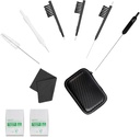 Phitunry 52-Piece Hearing Aid Cleaning Kit Accessoires Draagbare hoorhulp Case Pocket grootte met het reinigen van borstel gereedschap, droge capsules, Audio Wipes, Deer Velvet doek en Hoorhulp Travel Case(Medium)