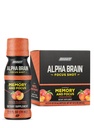 ONNIT Alpha Brain Focus Shot, Perzik smaak, Nootrope Dieet Supplement Drink die ondersteuning biedt voor energie, focus, en goed, IgenTM Non-GMO Tested, 2.5 f oz, 6 Tellen