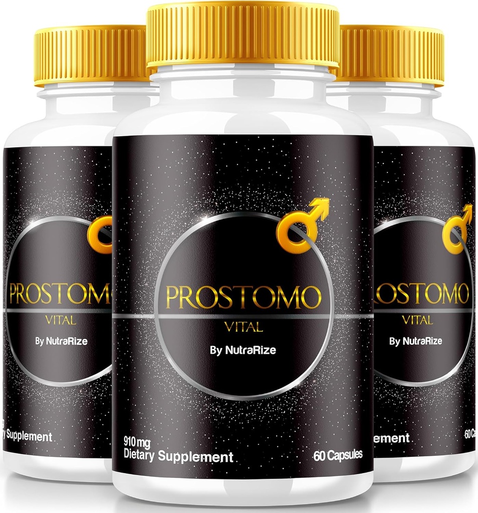 (3 Pack) Prostomo Capsules - Officiële Formule ter ondersteuning van Prostaat Heath, Alle Natuurlijke Supplement voor Regain controle en het bereiken van de algehele wellness, Premium Pros Tomo Pillen Review (180 Capsules)