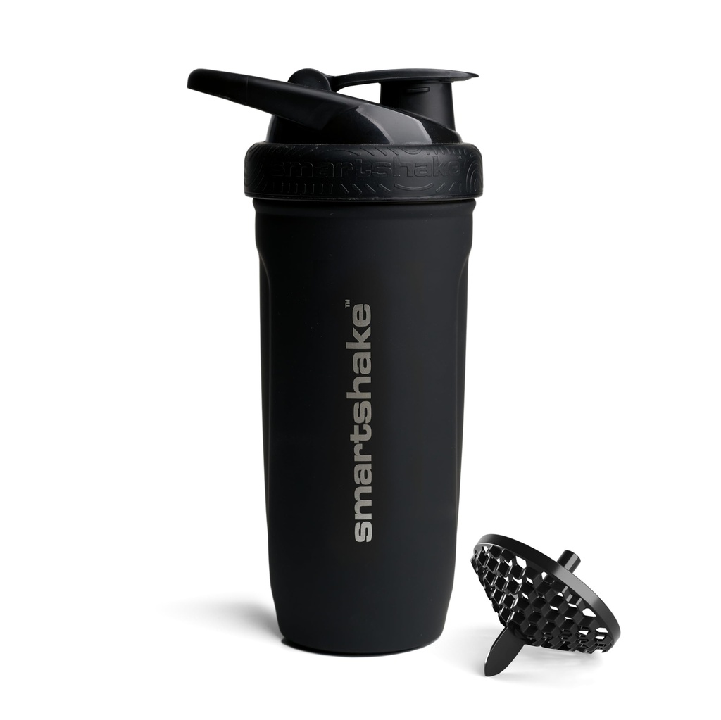 Smartshake Versterk Roestvrij stalen Protein Shaker Fles - Niet-geïsoleerde Unisex Gym Bottle 