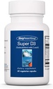 Allergie Onderzoeksgroep Super D3 Dieetsupplement - Bone & Immune Support, Cholecalciferol met C & E, Vegetarische Capsules, Glutenvrij - 60 Tel.