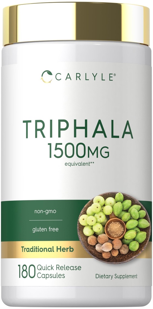 Carlyle Triphala Capsules 1500mg 