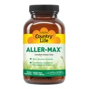 Country Life Aller-Max - Quercetine Supplementen met bromelaïne - Immuun Ondersteuning met vitamine C, zink en botanische Blend - Gecertificeerde Gluten-vrij, Veganistisch (100 Tellen (pakket van 1))