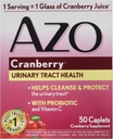 AZO Cranberry voor gezonde urinetrek met Immune Boosting Probiotic & Vitamine C - 50 Tab (Verpakking mei Vary)