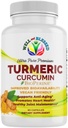 Kurkuma Curcumine supplement met BioPerine - 60 capsules - Biologische Kurkuma Root Extract - Vegan vriendelijk, verbeterde absorptie, dagelijkse gewrichts- en hartondersteuning