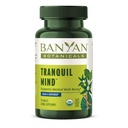 Banyan Botanicals Organic Tranquil Mind – Nervous System Support & Physical Relaxation Supplement – with Skullcap, Passionflower & Gotu Kola – Non-Drowsy Systemic Grounding – 90 Tablets – USDA Organic