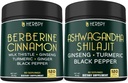 Bundel 7in1 Berberine HCl & 5in1 Ashwagandha Shilajit Supplementen