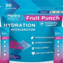 HydroMATE Electrolyte Poeder Fruit Punch Hydration Packets Lage suiker 30 Tellen