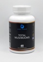 Totaal Paddestoelen Capsule Supplement, 1330 mg - Paddestoelen Hersensupplement met Cordyceps, Reishi Mushroom, Shiitake, Lions Mane - Verbeter Focus, Aids Digestie, Geestelijke Duidelijkheid, Immuniteit - 60 Tel.
