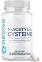 Revive MD NAC Supplement voor mannen en vrouwen - N-Acetyl Cysteine ondersteunt ademhaling, cardiovasculaire en cellulaire gezondheid - Antioxidant en immuunondersteuning (120 capsules, 60 porties)