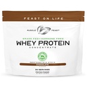 Muscle Feast Grass-Fed Wei Proteïne Concentraat Powder, Alle Natuurlijke, Hormone Gratis Pasture Raised Wei Proteïne Powder for Women & Men, Clean, Non-GMO & Gluten Gratis Wei Concentraat - Chocolade, 2lb