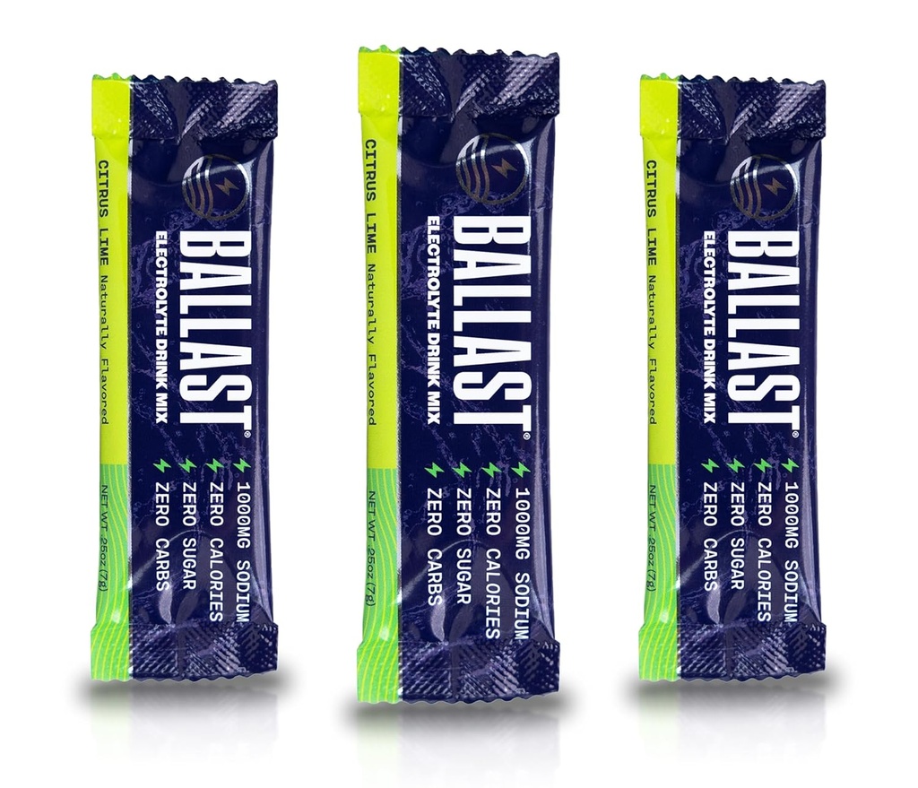 Ballast Zero-Sugar Elektrolyten - Citrus Lime - Hydration Powder Packets 