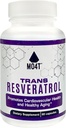 Trans Resveratrol Antioxidant- Helps Combat oxidative Stress- Promotes Healthy Aging - 60 Capsules