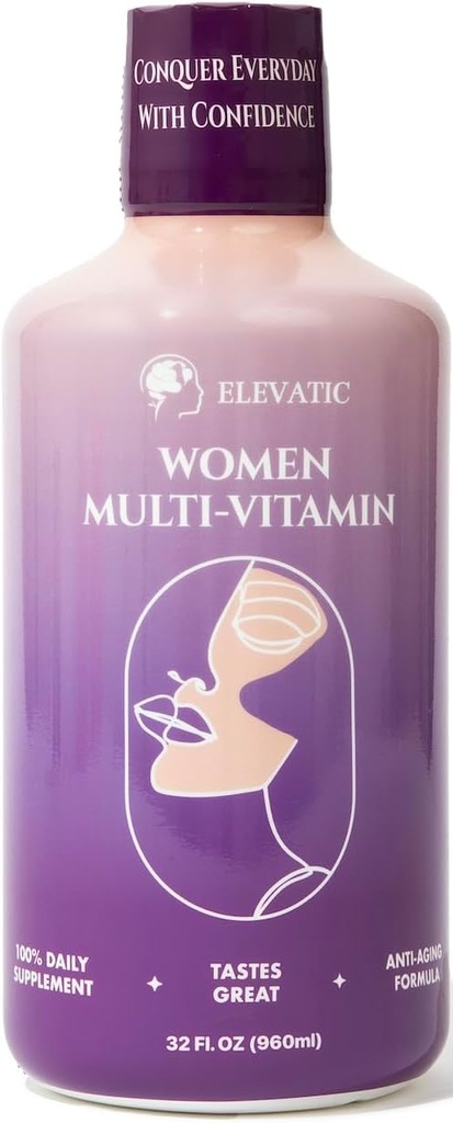 Vloeistof multivitamine voor vrouwen - 32Fl.oz (960ml) - Ontgrendelen van het geheime recept 