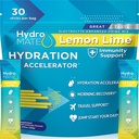 HydroMATE Electrolyte Powder Lemon Lime Hydration Packets Low Sugar 30 Tellen