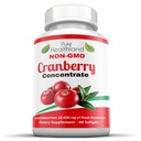 Niet-GMO Cranberry Geconcentreerd van 12.600mg - Drievoudige sterkte Softgels - Eenvoudig doorslikken pillen voor mannen & vrouwen, 1 fles