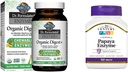 Garden of Life Dr Geformuleerde spijsverteringsenzymen met Papain, Bromelain & 21st Century Papaya Enzyme Kauwtabletten, Tropisch, 100 Tellen