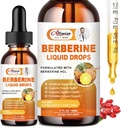 Berberine Supplement Liquid Drops with Ceylon Cinnamon, Bitter Melon for Immuun System & Digestief System Supports -Premium Berberine 1500mg with Pure Ceylon Cinnamon