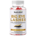 Big Eye wimpers haargroei - wimper groei Gummies voor Fuller, Thicker, langere wimpers