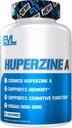 Evlutie Huperzine A Nootropics Brain Support Supplement Voeding Focus en geheugensupplement voor Brain Health - 200mcg Huperzine A voor verbeterde cognitieve prestaties - 30 Vegan tabletten