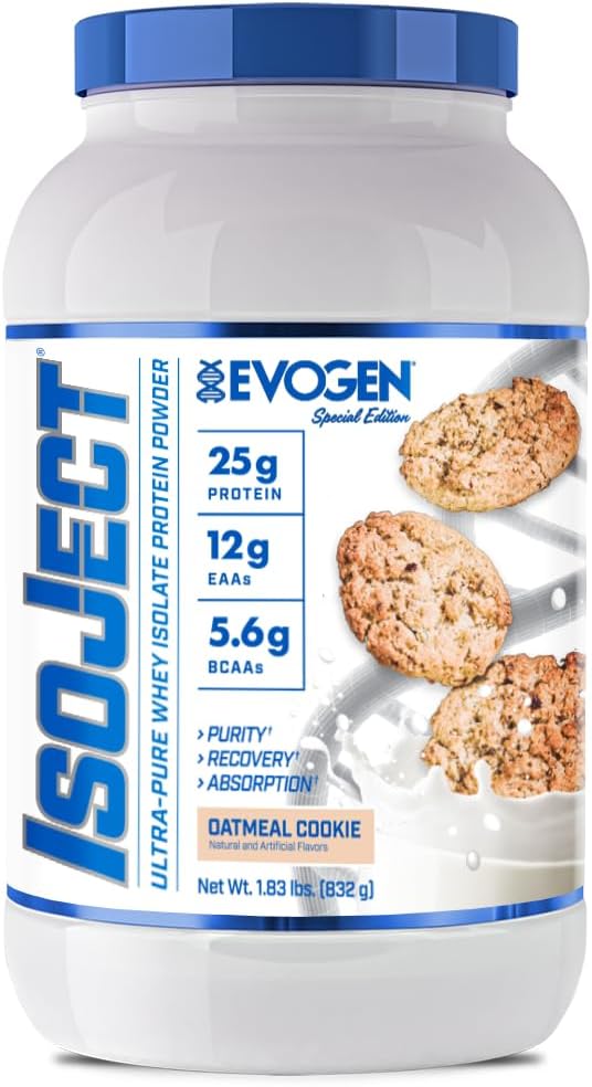 Evogen Isoject - Wei Protein Isolaat Ultra-Pure Wei Proteïne Poeder met Ignitor Enzymen, BCAA's, en EAA's Enhanced Absorptie & Recovery