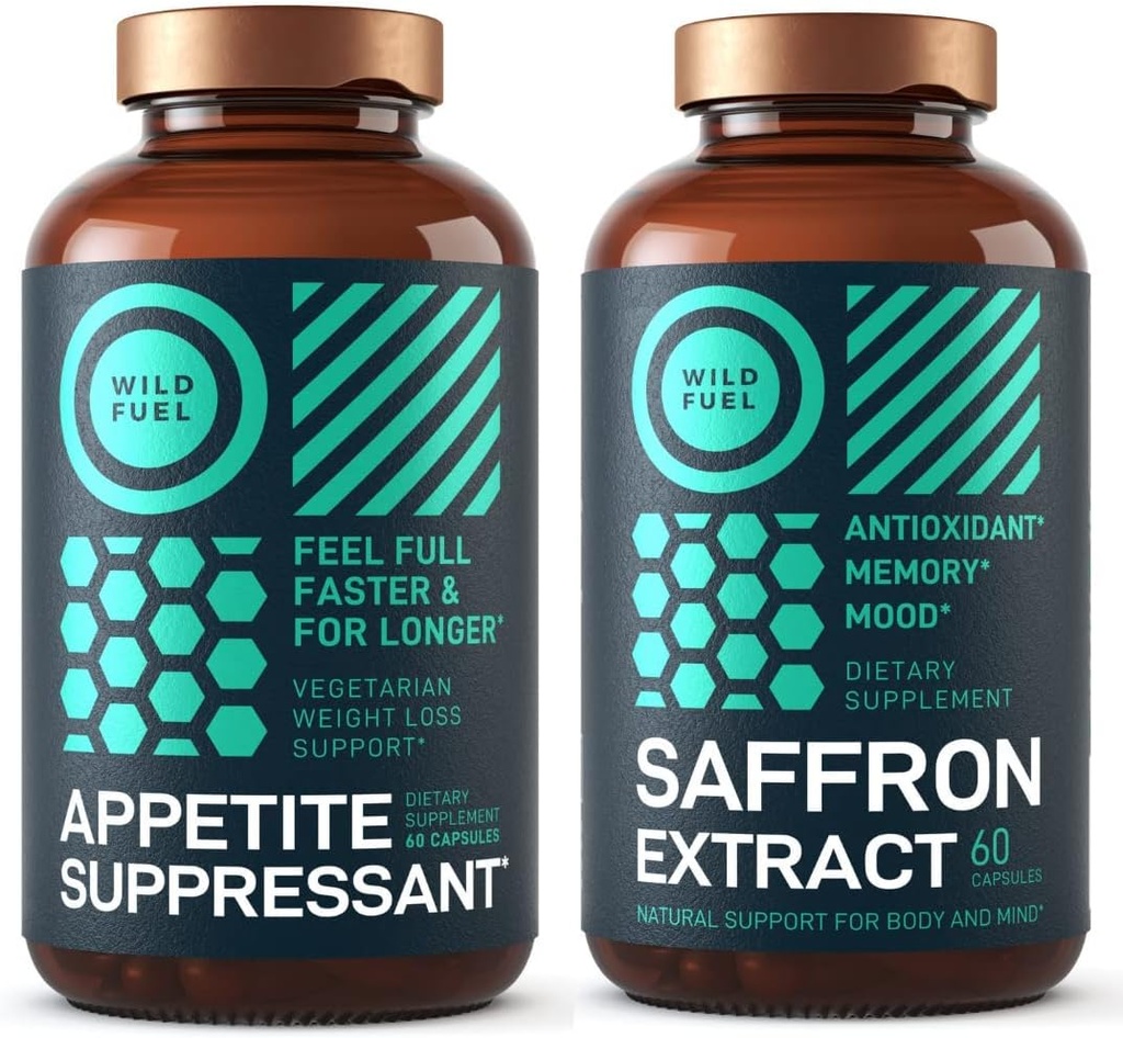 WILD BRANDSTOF Apetite Suppressant en Saffron Extract Capsules bundel
