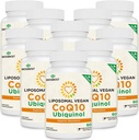 1000 mg Liposomale CoQ10 Ubichinol, 600 Vegan Softgels, Hoge Absorptie Ubichinol CoQ10 Supplement, Actieve Antioxidant Vorm van Co-enzym Q10 voor Hartfunctie en Energieproductie