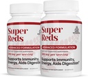 TURNER Super Reds Capsules met UAF1000+, Nieuw-Zeeland Red Superfood Energy, essentiële groenten, antioxidanten, enzymen, reiniging, 180 capsules, 2 flessen