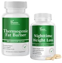 DR VITAMINE OPLOSSINGEN Thermogene vetbrander en nachtelijk gewichtsverlies pillen voor vrouwen, waist trimmer & supplementen voor opgeblazen gevoel voor vrouwen en mannen, 120 capsules