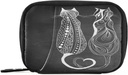 Naanle Vintage Katten 7-Dag pil geval reis pil Organisator tas met rits draagbare wekelijkse geval Mijn pillen geval Compacte grootte voor vitamine supplement houder