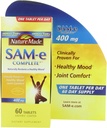 Nature Made SAM-e Complete 400 mg. Tablet (Helps Support Healthy Mood & Joint Comfort) Waarde Maat 60 ct
