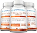 Goedgekeurde Science Ashwagandha 1500mg met Bioperine® en Ginger- Boost Mood & Energy - 60 Vegan Friendly Capsules (3 flessen)