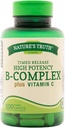 De waarheid van de natuur B-complex Plus vitamine C tijd vrijgegeven, 100 Tellen (pakket van 3)