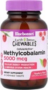 BlueBonnet Nutrition Earth Sweet® kauwtabletten, CellularActive® Methylcobalamine, Raspberry, 5.000 mcg, 60 kauwtabletten