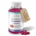 Kalmte Kids Magnesium Citrate Gummies - Ondersteuning voor slaap, Kauwbare Magnesium Kids Supplement 100mg, Stress Relief, Bot Gezondheid, Spierontspanning, Non-GMO Glutenvrije, Natuurlijke Smaak 60 Vegan Gummies