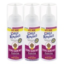 Kleine remedies Steriele baby Saline neus mist, veilig voor pasgeborenen om Stuffy en droge neus, 3 Fl Oz, Pack van 3