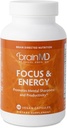 BRAINMD Dr Amen Focus & Energy - 120 capsules, verpakking van 2 - bevordert concentratie en aandacht - Cafeïnevrij, glutenvrij - 60 totale porties