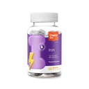 Zahler Hoofdstuk Zes Iron Gummies, Iron Supplement met vitamine C voor volwassenen, Kosher, 60 Flavored Gummies (10MG)