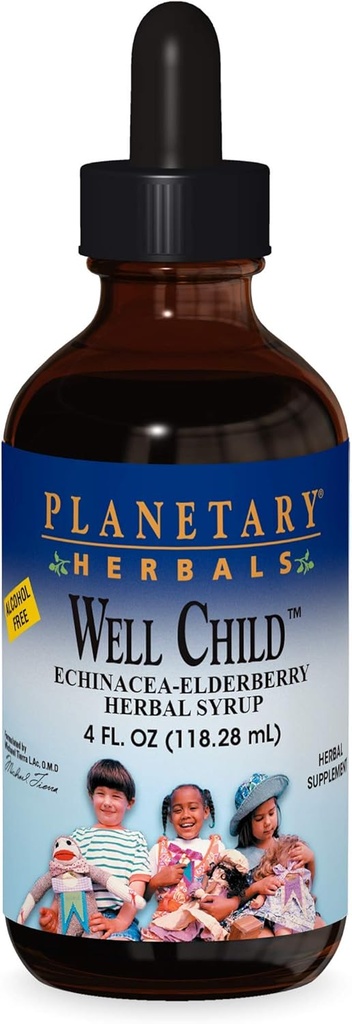 Planetaire kruiden Echinacea-Vlierbessen Siroop , 4 fl oz (128,28 ml)