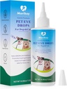 Pet Eye Drops, Gentle&Safe Dog Eye Drop for Infection,Relieve Eyes Jeuk & Irritatie,Verwijder traanvlekken,Veilig voor alle dieren, 4.06oz,120ml