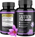 DMoose Saffron Extract (88,5 mg) - Verbeteren van energie, ondersteuning van gezondheid van ogen - Saffraansupplement voor mannen en vrouwen - 60 capsules (2 maanden dienen) (60 tellen)