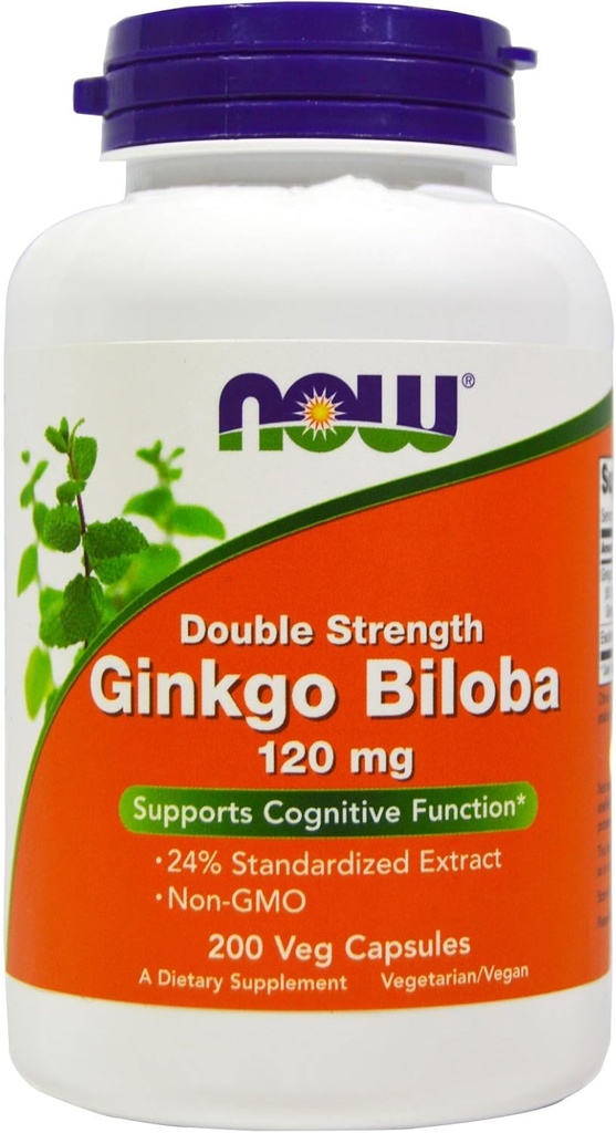 Ginkgo Biloba 120mg 200 VegiCaps (verpakking 2)