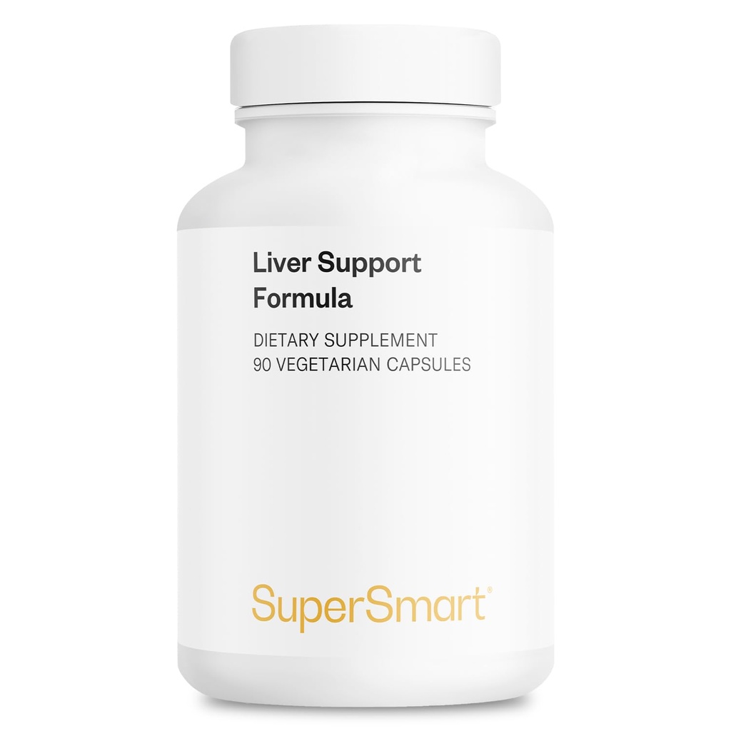 Supersmart - Lever Support Formula (Geavanceerde Formule) - met Silymarin Milk Thistle, L-Methionine, Reduced Glutathion, Picrorhiza Kurroa, Artichoke 