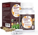 Gut Health Reiniging Detox Capsules - Intestinal Cleaner met Wormwood, Black Walnut, Knoflook Bulb, Kruid Ondersteuning Colon Cleanser & Digestie Systeem voor Vrouwen & Mannen, 30 Caps