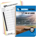 Honkbal/Zachtbal Lineup Kaarten 