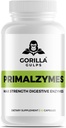 Gorilla Gulps - Primalzymen - Max Strength Digestieve enzymen, 60 Veggie Capsules