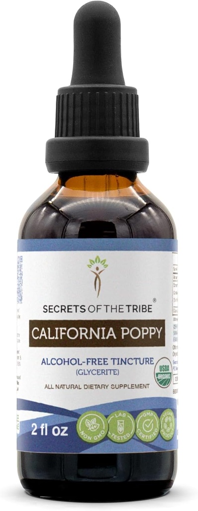 California Poppy USDA Organic Tinctuur 